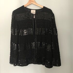 Vintage Joseph Ribkoff Beaded/Sequin Silk Jacket